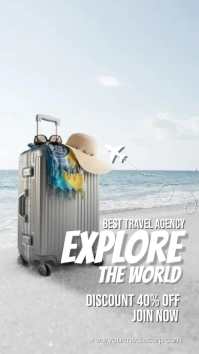 travel agency Instagram Story template