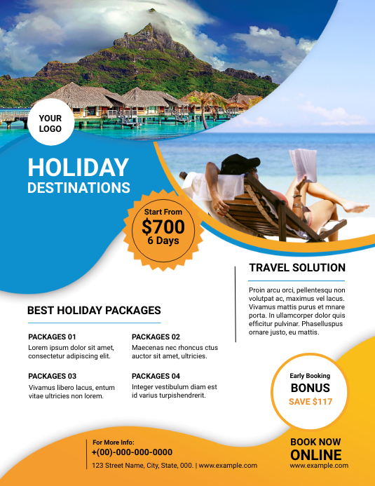 Travel Agency Flyer Template | PosterMyWall