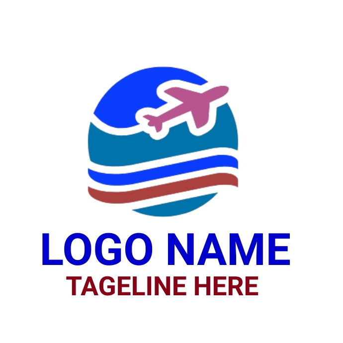 travel agency logo template