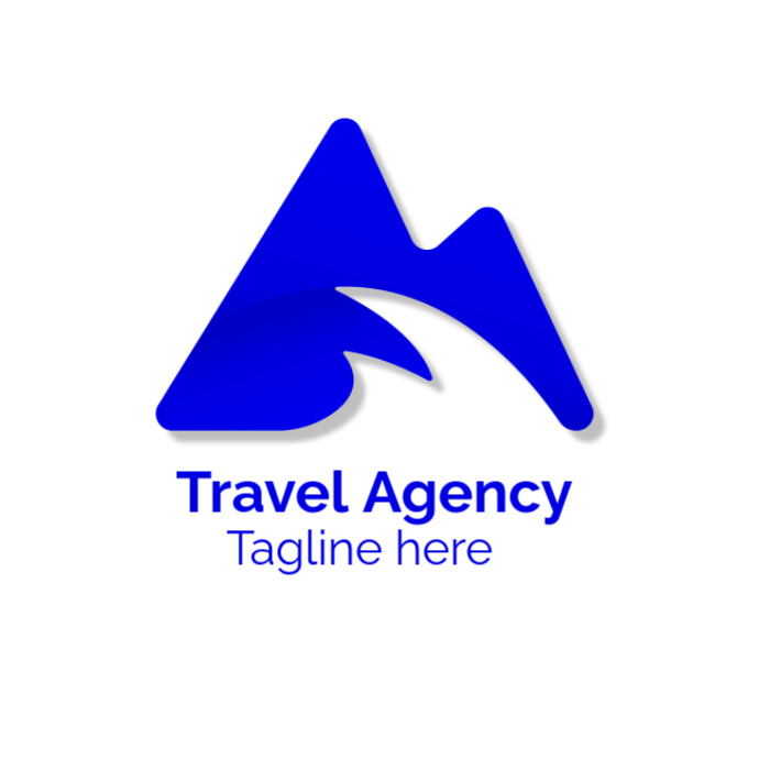 Travel Agency Logo Logótipo template