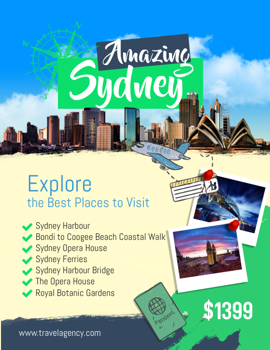 Reiseburo Flyer Poster Vorlage Vorlage Postermywall