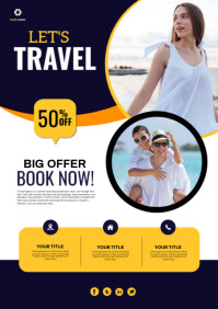 Travel Agency Promotion A4 template