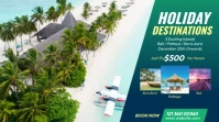 Travel Agency Promotional Ad Twitter Post template