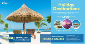 Travel Agency Promotional Ad template