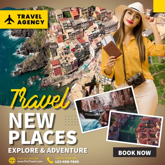 Travel Agency Promotional Video Template PosterMyWall