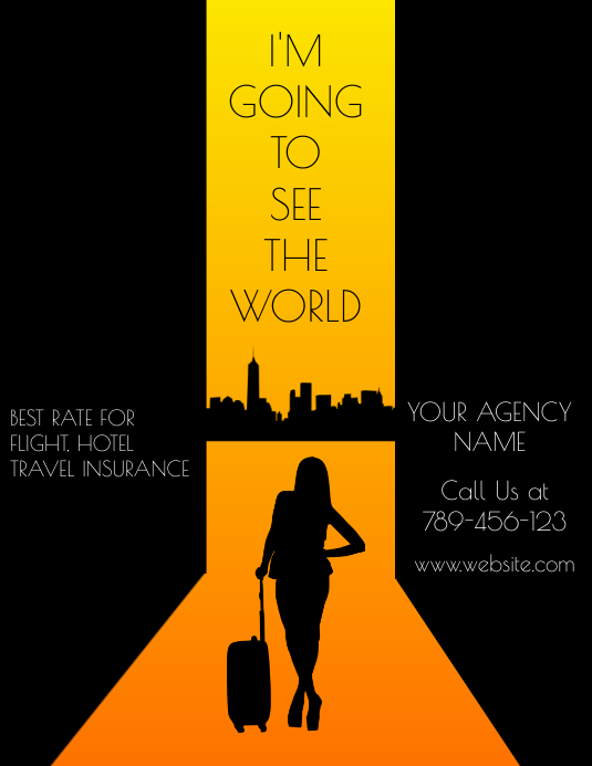 Copy Of Travel Agency Template Postermywall
