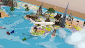 TRAVEL AGENCY VIDEO Digitalt display (16:9) template