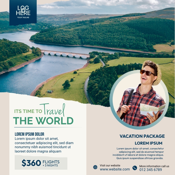 Travel And Explore The World Template PosterMyWall