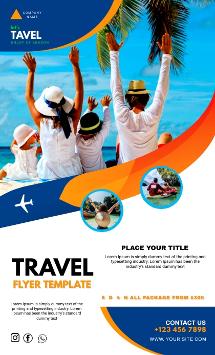 TRAVEL AND TOUR Template | PosterMyWall