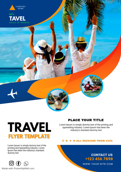 Tour Program Background TRAVEL AND TOUR Template | PosterMyWall