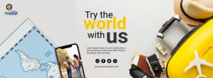 travel and tour Facebook-coverfoto template