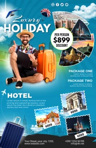 TRAVEL AND TOUR Tabloid template