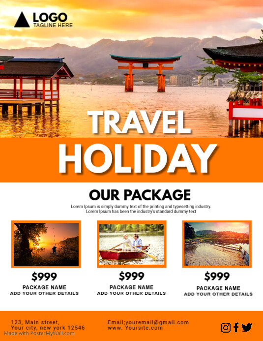 Copy of TRAVEL AND TOUR | PosterMyWall