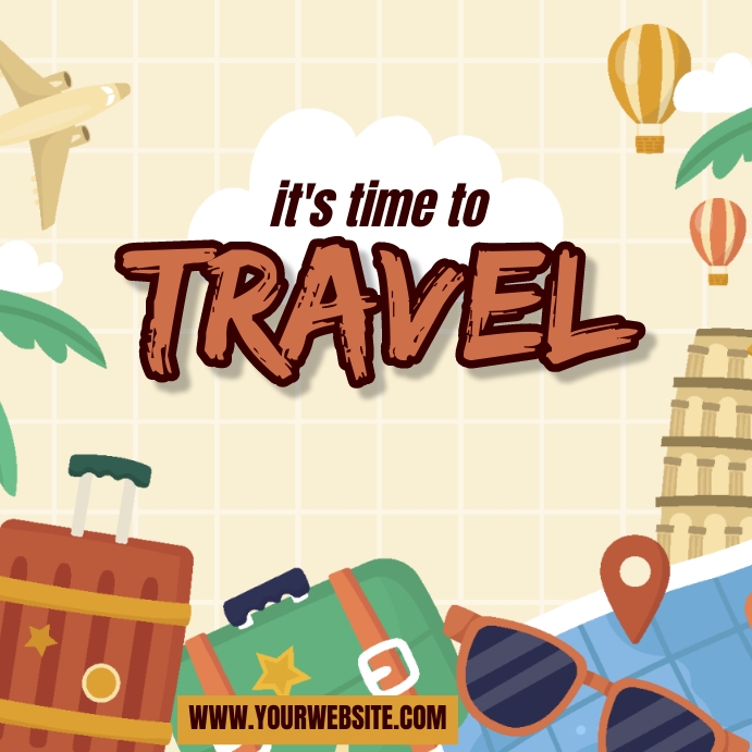 Travel and Tour Promotion Poster template