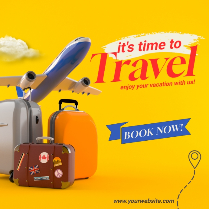 Travel and Tour Promotion Poster template