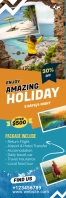 Travel Banner Template Transparent 2 stopy × 6 stóp