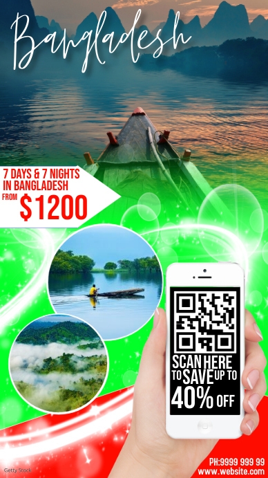 TRAVEL Ecrã digital (9:16) template