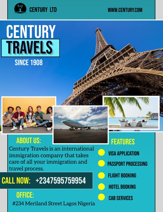 Travel Iflaya (Incwadi ye-US) template