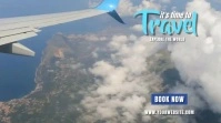 Travel Message Twitter template