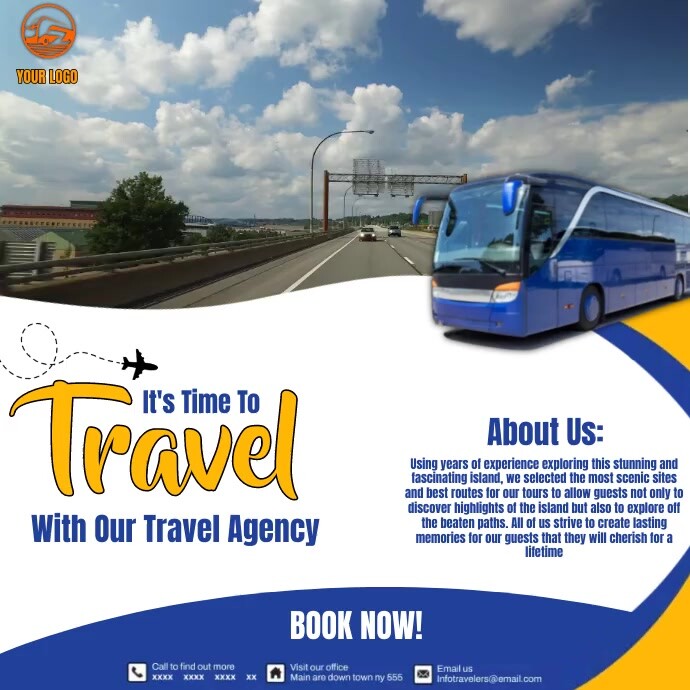 TRAVEL Instagram 帖子 template