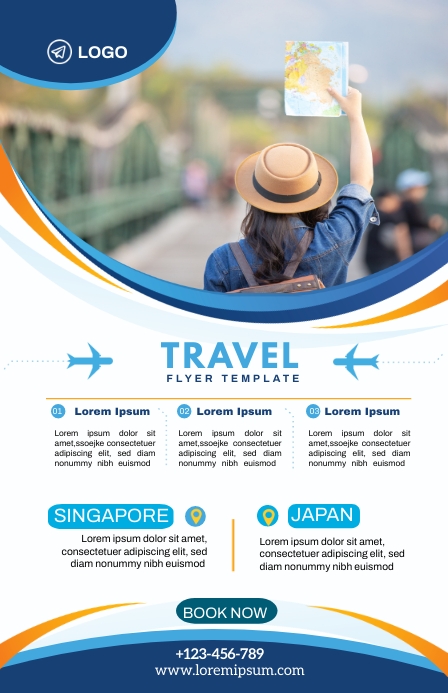 Travel Tabloid template