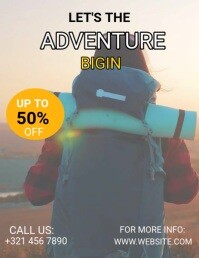 Travel Flyer (US Letter) template