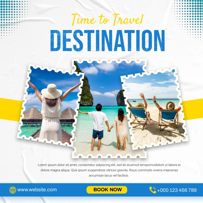 Plantilla de Travel Destination Template | PosterMyWall