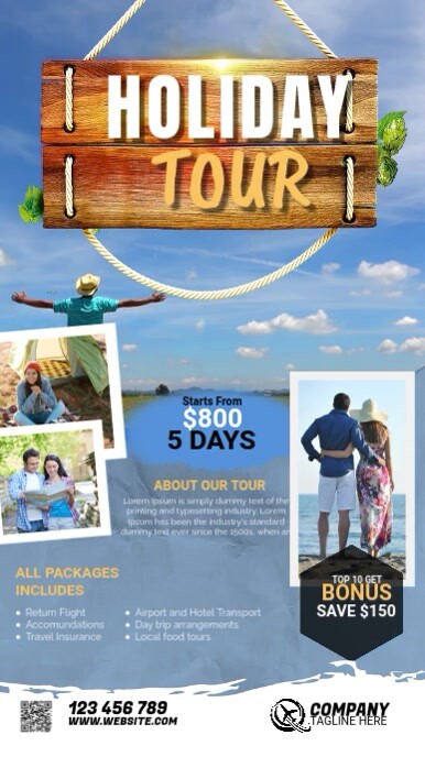 Display Examples Travel Travel Digital display Template | PosterMyWall