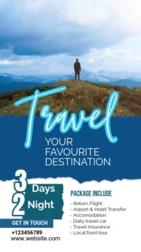 Travel Digital display Template