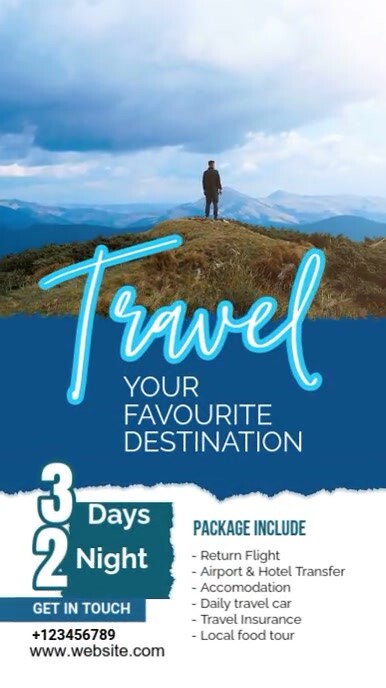 Travel Digital display Template | PosterMyWall