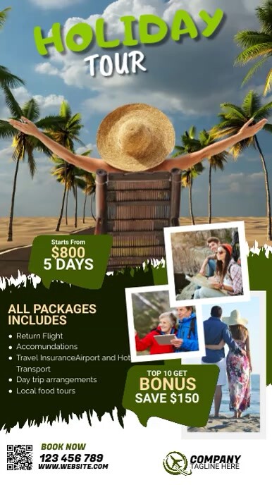 Travel Digital display Template | PosterMyWall