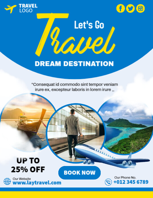 Copy of Travel Dream Destination | PosterMyWall