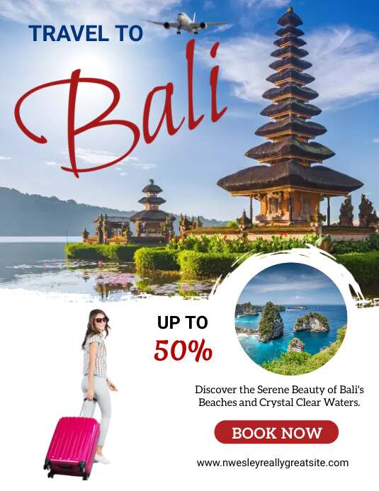 Travel Explore Bali Flyer Template