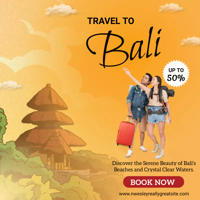 Copy of Travel Explore Bali Instagram Post Template | PosterMyWall