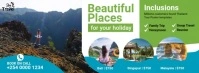 Travel facebook cover template