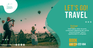 Travel Facebook Promotional Template