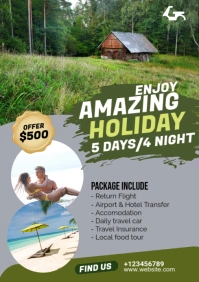 Travel Flyer A2 template