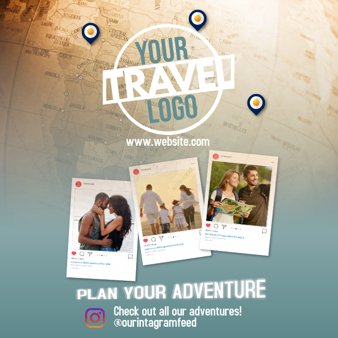 Travel Flyer Instagram Template Postermywall
