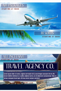 travel agency flyers sample