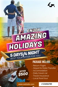 Travel Flyer Template Tumblr Graphic
