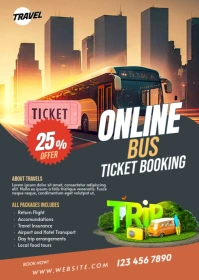 Travel Flyer Template A6