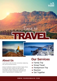 Travel Flyer Template A1