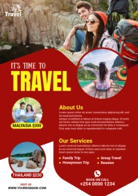 Travel Flyer Template A3