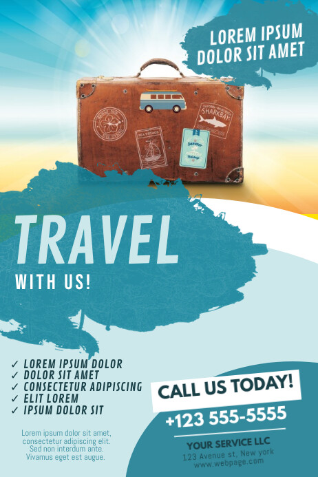 Travel Flyer Template Postermywall