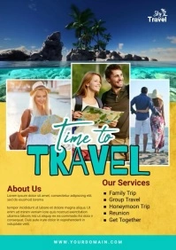 Travel Flyer Template A1