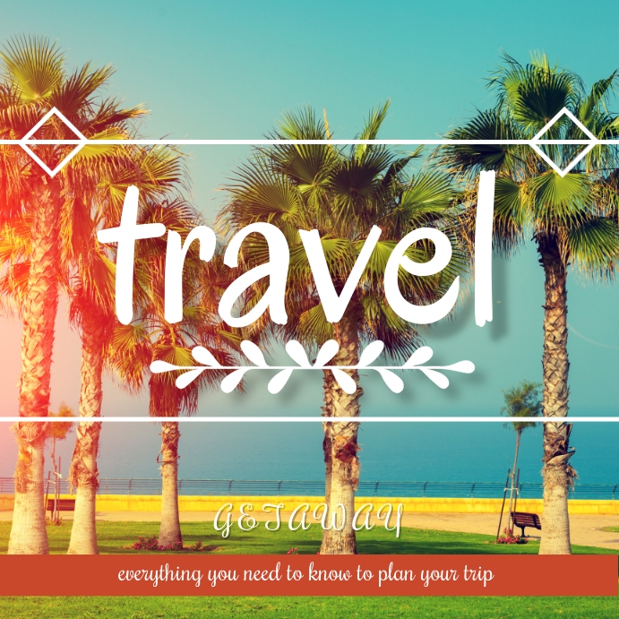 Travel Getaway Template Instagram Post