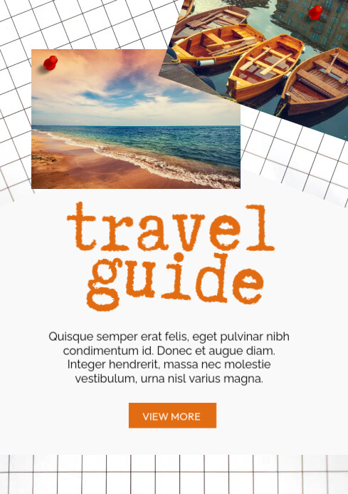 Mini Travel Guide Example Travel Guide Template | PosterMyWall
