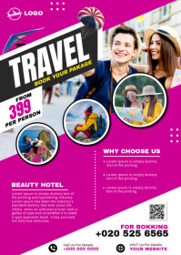 TRAVEL HOLIDAY A6 template