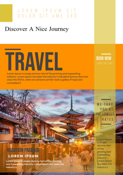 Travel Holiday Package Template | PosterMyWall
