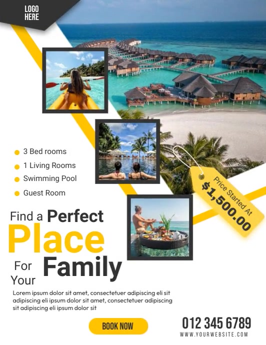 Travel Holiday Package Template | PosterMyWall